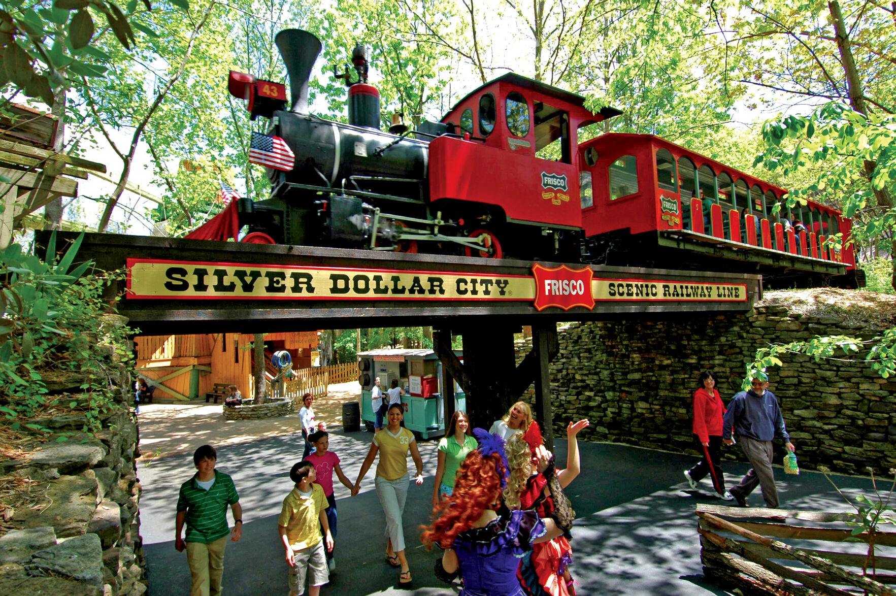 Silver Dollar City train